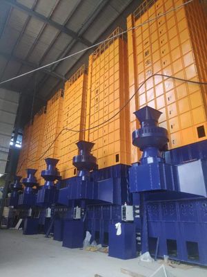 300 Tons Batch Indirect Wheat Dryer Machine energy saving with Conveyor